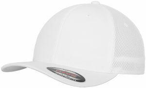 Casquette personnalisée classique 6 panneaux | Tactel Mesh Blanc 1