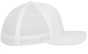 Casquette personnalisée classique 6 panneaux | Tactel Mesh Blanc 2