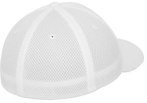 Casquette personnalisée classique 6 panneaux | Tactel Mesh Blanc 3