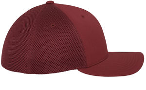 Casquette personnalisée classique 6 panneaux | Tactel Mesh Bordeaux 2