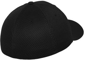 Casquette personnalisée classique 6 panneaux | Tactel Mesh Noir 3