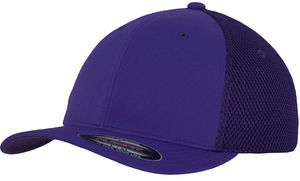 Casquette personnalisée classique 6 panneaux | Tactel Mesh Pourpre 1