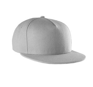 Casquette personnalisée plate 5 panneaux | Suby Gris Clair