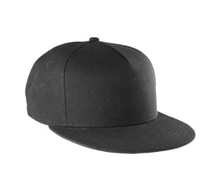 Casquette personnalisée plate 5 panneaux | Suby Noir