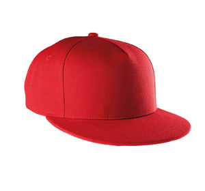 Casquette personnalisée plate 5 panneaux | Suby Rouge