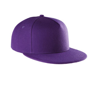 Casquette personnalisée plate 5 panneaux | Suby Violet