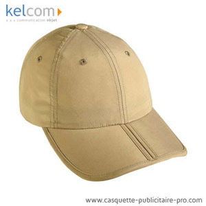Casquette pliable publicitaire Beige clair