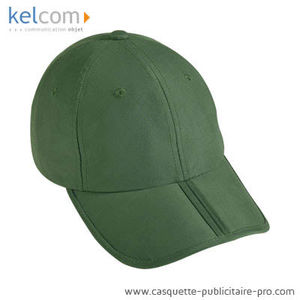 Casquette pliable publicitaire Vert foncé
