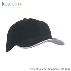 Casquette pub personnalisable Noir Blanc