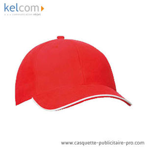 Casquette pub personnalisable Rouge Blanc