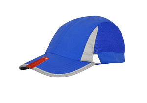 Casquette publicitaire classique 4 panneaux | Spiro Sport Aqua Gris 1