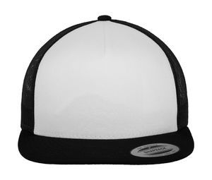 Casquette publicitaire 5 panneaux avec filet | Qoova Navy White Navy 1