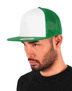 Casquette publicitaire 5 panneaux avec filet | Qoova 1