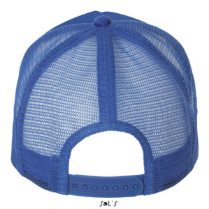 Casquette publicitaire 5 panneaux avec filet | Bubble Bleu royal 1