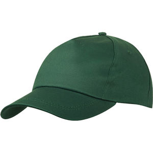 Casquette publicitaire 5 panneaux | Yoju Vert foncé