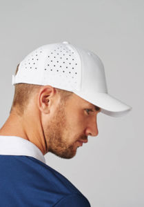 Casquette publicitaire 6 panneaux avec filet | Buku