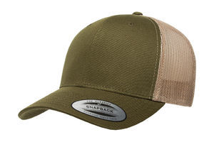 Casquette publicitaire 6 panneaux avec filet | Iatila Moss Khaki 1