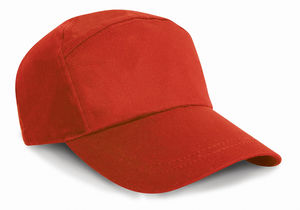 Casquette publicitaire classique 7 panneaux | Promo Sport Rouge 2