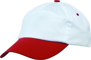 casquette publicitaire Blanc Rouge