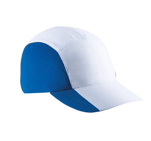 Casquette publicitaire classique 3 panneaux | Yomu Blanc Bleu royal