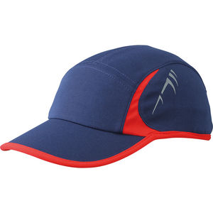 Casquette publicitaire classique 4 panneaux | Ruwu Marine Rouge