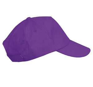 Casquette publicitaire classique 5 panneaux | Bahia Violet