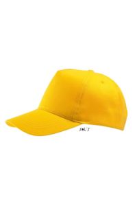 Casquette publicitaire classique 5 panneaux | Buzz Jaune 3