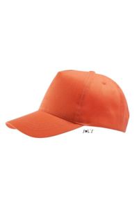 Casquette publicitaire classique 5 panneaux | Buzz Orange