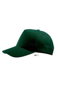 Casquette publicitaire classique 5 panneaux | Buzz Vert Forêt