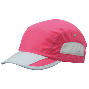 Casquette publicitaire classique 5 panneaux | Hocy Rose Gris clair