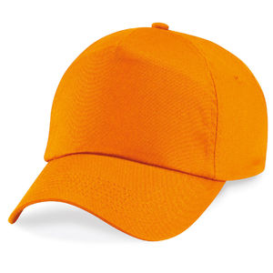 Casquette publicitaire classique 5 panneaux | Kamo Orange 1