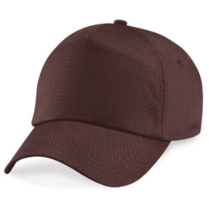 Casquette publicitaire classique 5 panneaux | Moogy Chocolat 1