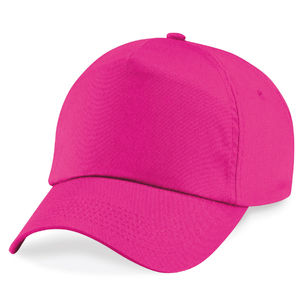 Casquette publicitaire classique 5 panneaux | Moogy Fuchsia 1