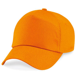 Casquette publicitaire classique 5 panneaux | Moogy Orange 1