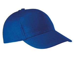 Casquette publicitaire classique 5 panneaux | Roggu Bleu royal