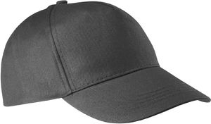 Casquette publicitaire classique 5 panneaux | Roggu Gris foncé