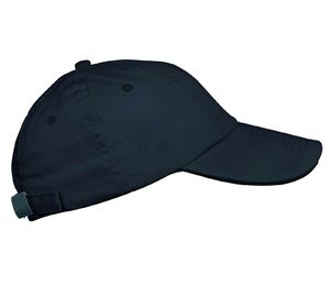 Casquette publicitaire classique 5 panneaux | Top Gris foncé Noir