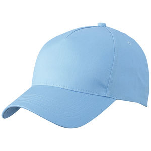 Casquette publicitaire classique 5 panneaux | Yape Bleu clair