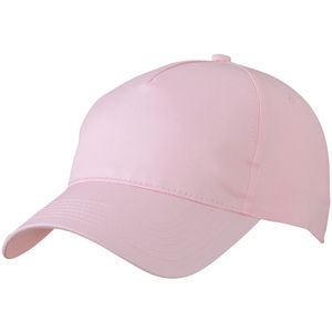 Casquette publicitaire classique 5 panneaux | Yape Rose clair