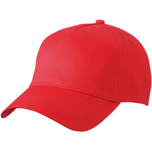 Casquette publicitaire classique 5 panneaux | Yape Rouge