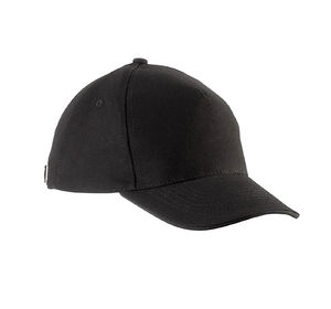 Casquette publicitaire classique 5 panneaux | Yessu Noir