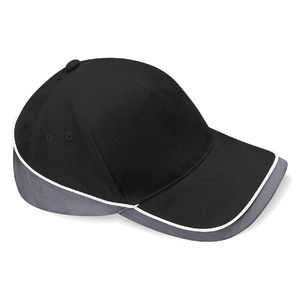 Casquette publicitaire classique 5 panneaux | Zamo Noir Gris Graphite 1