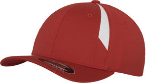 Casquette publicitaire classique 6 panneaux | Feyu Rouge Blanc 1