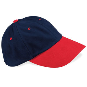 Casquette publicitaire classique 6 panneaux | Koye Bleu marine Rouge 1