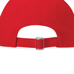 Casquette publicitaire classique 6 panneaux | Liggo Rouge 2