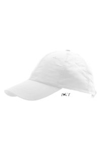 Casquette publicitaire classique 6 panneaux | Meteor Blanc