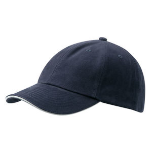 Casquette publicitaire classique 6 panneaux | Mosoo Marine Blanc