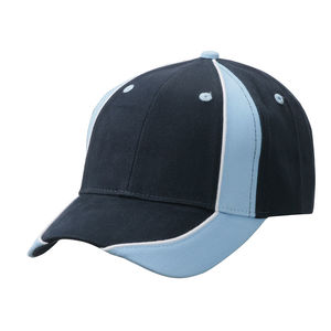 Casquette publicitaire classique 6 panneaux | Qusse Marine Bleu clair