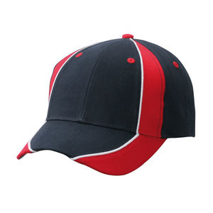 Casquette publicitaire classique 6 panneaux | Qusse Marine Rouge