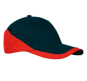 Casquette publicitaire classique 6 panneaux | Racing Marine Rouge